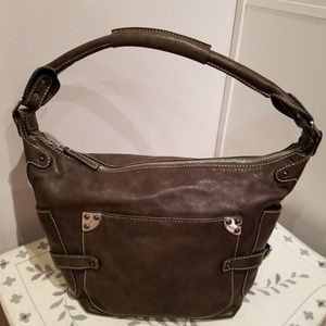 Nuovedive Made in Italy Hobo Style Leather Bag